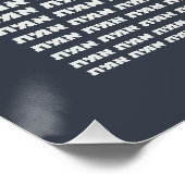 Hebreeuwse Typografie "EMMET" - "The Truth" Light Perfect Poster (Hoek)