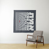 Hebreeuwse Typografie "EMMET" - "The Truth" Light Wandkleed (In Situ (horizontaal))