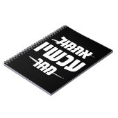 Hebreeuwse Typografie: Gisteren - NU - Morgen Notitieboek (Linkerzijde)