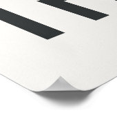 Hebreeuwse Typografie: Shalom Shalom Poster (Hoek)