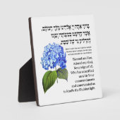 Hebreeuwse verlichting voor kaarsen uit Shabbat Hy Fotoplaat (Voorkant)