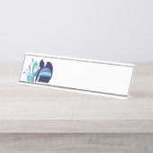 Hebreeuwse wateren bureau naambordje (Voorkant)