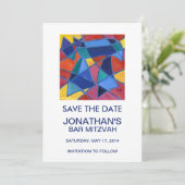 Hebreeuwse woord Chai – Leven Save The Date (Staand voorkant)