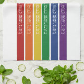 Hebreeuwse zegeling - Joodse steun voor lesbische, Theedoek (Gevouwen)