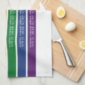 Hebreeuwse zegeling - Joodse steun voor lesbische, Theedoek (Quarter Fold)