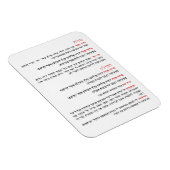 Hebreeuwse zegels voor Tallit en Tefillin Magneet (Rechterzijde)