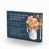 Hebreeuwse zegening voor de Kindling de Shabbat-ka Fotoblokken (Rechts)