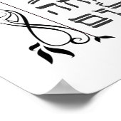 Hebreeuwse zegenliefdesovervloed Joy Peace Canvas Poster (Hoek)