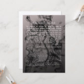 Hebrew Al ha-Nisim Hanukkah Prayer Kaart (Voorkant / Achterkant in situ)