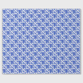 Hebrew Aleph Tav White Cadeaupapier (Vlak)