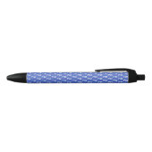 Hebrew Aleph Tav White Zwarte Inkt Pen (Bovenkant)