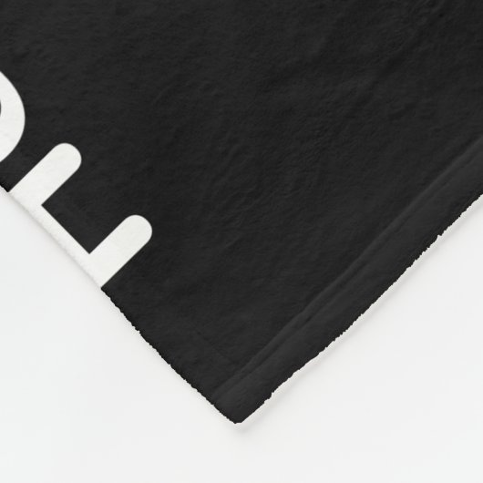 Hebrew Alephbet Fleece Deken (Hoek)