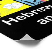 Hebrew Alephbet Poster (Hoek)