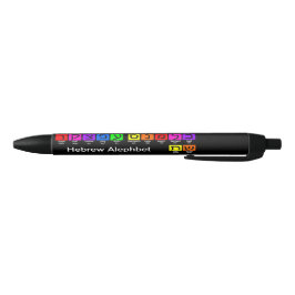 Hebrew Alephbet Zwarte Inkt Pen
