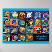 Hebrew Alphabet Poster (Voorkant)