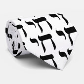 Hebrew Chai-symbool Stropdas (Opgerold)