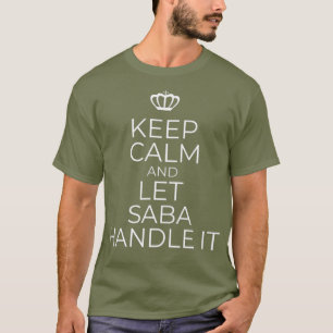 Hebrew Grandparent Gift Saba T-shirt