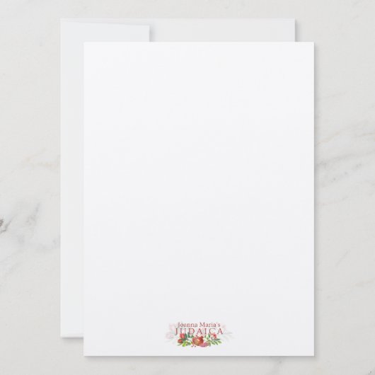 Hebrew Hadlakat Nerot Chanukah - Blessings Menorah (Achterkant)