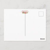 Hebrew Hadlakat Nerot Chanukah - Blessings Menorah Briefkaart (Achterkant)