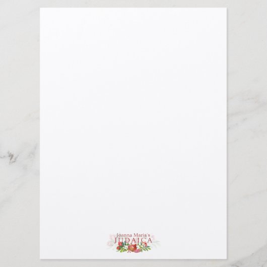 Hebrew Hadlakat Nerot Chanukah - Blessings Menorah Programmakaart (Achterkant)