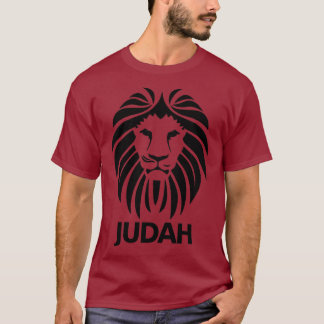 Hebrew Israelite Lion Of Judah in Black Tee T-shirt