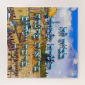 Hebrew Jewish Home Blessing Ivrit Numbers Legpuzzel (Horizontaal)