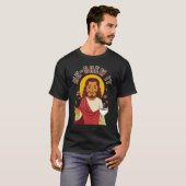 Hebrew Jewish Israelite Coffee He Brew It T-shirt (Voorkant volledig)