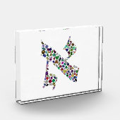 Hebrew Letter ALEF made with Gemstones Fotoblokken (Links)