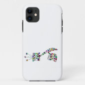Hebrew Letter GIMMEL made with Gemstones Case-Mate iPhone Case (Achterkant)