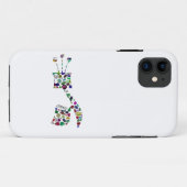 Hebrew Letter GIMMEL made with Gemstones Case-Mate iPhone Case (Achterkant (horizontaal))