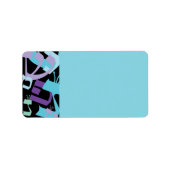 HEBREW LETTERS TREE Druk uw eigen label af (Voorkant)