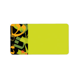 HEBREW LETTERS TREE Druk uw eigen label af