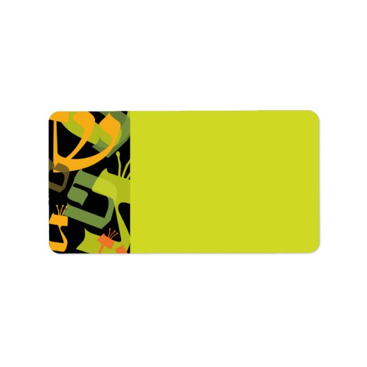 HEBREW LETTERS TREE Druk uw eigen label af (Voorkant)