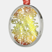 Hebrew Metalen Ornament (Links)