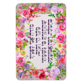 Hebrew Modeh Ani Jewish Morning Gratitude Prayer Magneet (Verticaal)