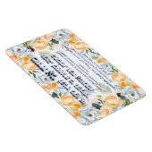 Hebrew Modeh Ani Jewish Morning Gratitude Prayer Magneet (Rechterzijde)