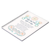 Hebrew Modeh Ani Jewish Morning Gratitude Prayer Notitieboek (Linkerzijde)