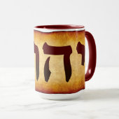 Hebrew Name of God YHWH Mug Mok (Voorkant rechts)