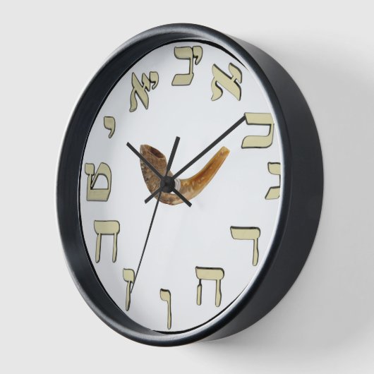 HEBREW NUMBERS WALL CLOCK (Hoek)