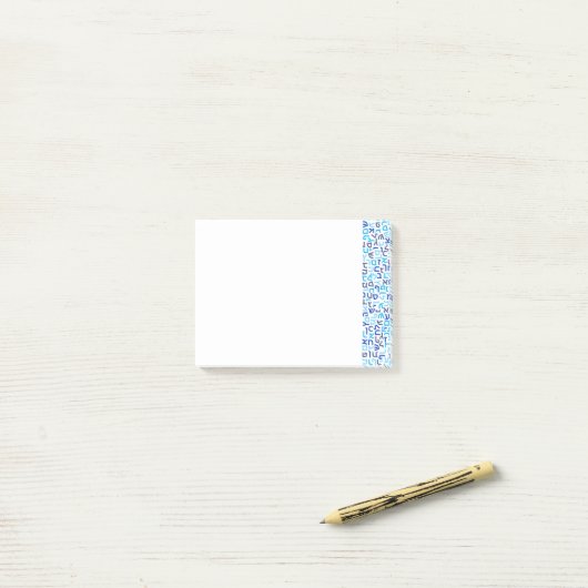 Hebrew Post-it® Notes (Op bureau)