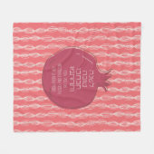 Hebrew Rosh Hashana Greetings met een Pomegranaat Fleece Deken (Voorkant (Horizontaal))