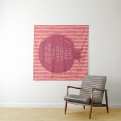 Hebrew Rosh Hashana Greetings met een Pomegranaat Wandkleed (In Situ (horizontaal))