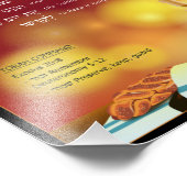 Hebrew Shabbat Blessing Foto Afdruk (Hoek)