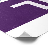 Hebrew Torah Verse houdt van je gele LGBTQ-regenbo Poster (Hoek)