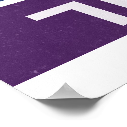 Hebrew Torah Verse houdt van je gele LGBTQ-regenbo Poster (Hoek)