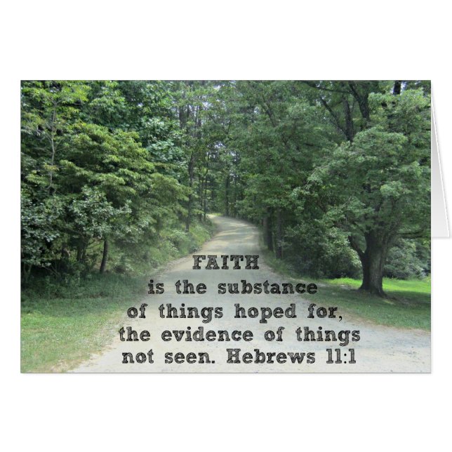 Hebrews 11:1 (Voorkant Horizontaal)