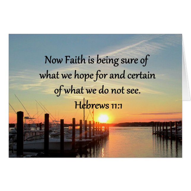 HEBREWS 11:11 SUNSET ONTWERP (Voorkant Horizontaal)