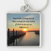 HEBREWS 11:11 SUNSET ONTWERP SLEUTELHANGER (Voorkant)