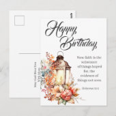 Hebrews 11:1 Christian Birthday Wishes Briefkaart (Voorkant / Achterkant)
