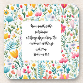 Hebrews 11:1 Coaster Bier Onderzetter